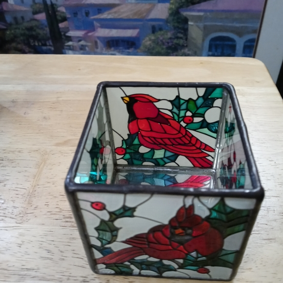 🌇JOAN BAKER DESIGN. VOTIVE CANDLE HOLDER,3"×3" RAREFIND 🔍🆕🌅 - Picture 2 of 8